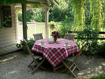 Gartenterrasse<br>Westansicht